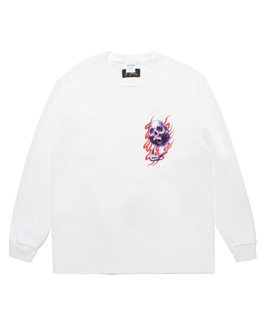 56 TATTOO STUDIO / WASHED HEAVY WEIGHT LONG SLEEVE T-SHIRT
