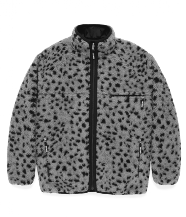 REVERSIBLE LEOPARD BOA FLEECE JACKET