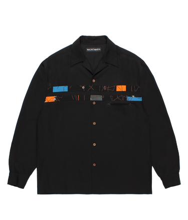 SWITCHING 50'S OPEN COLLAR SHIRT