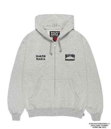 DEATH ROW RECORDS / HEAVY WEIGHT ZIP HOODED SWEAT SHIRT