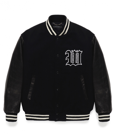 LEATHER VARSITY JACKET