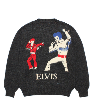 INTARSIA KNIT SWEATER