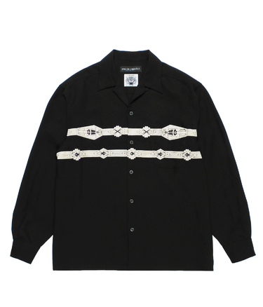 WOLF'S HEAD / 50'S OPEN COLLAR SHIRT