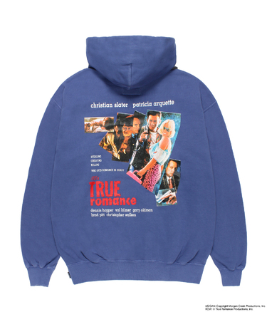 TRUE ROMANCE / WASHED HEAVY WEIGHT HOODED SWEAT SHIRT
