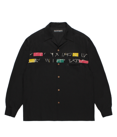 SWITCHING 50'S OPEN COLLAR SHIRT