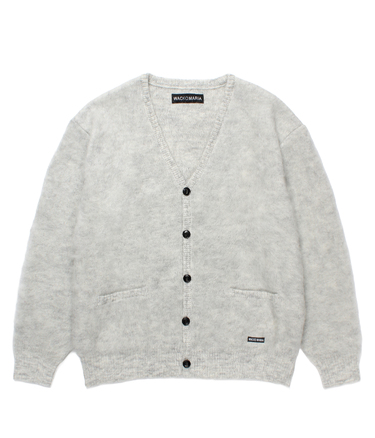 HEAVY MOHAIR KNIT CARDIGAN