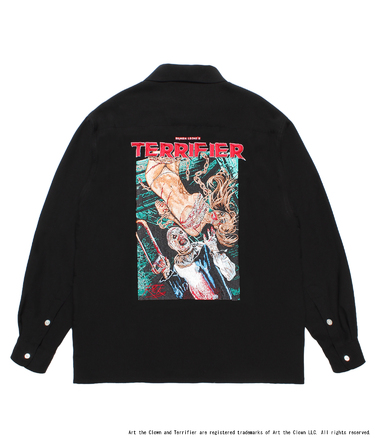 TERRIFIER / 50'S OPEN COLLAR SHIRT