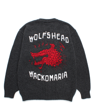 WOLF’S HEAD / KNIT CARDIGAN