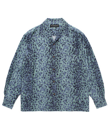 LEOPARD OPEN COLLAR SHIRT