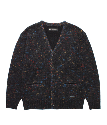 MIX MOHAIR KNIT CARDIGAN