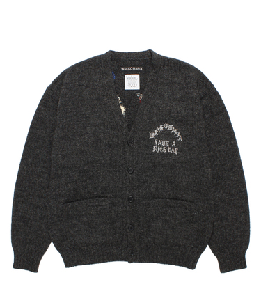 INTARSIA KNIT CARDIGAN