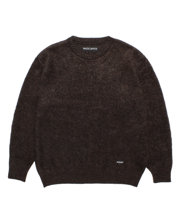 MULTI-COLOR MOHAIR KNIT SWEATER