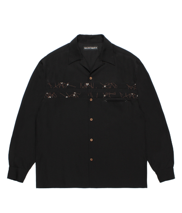 SWITCHING 50'S OPEN COLLAR SHIRT