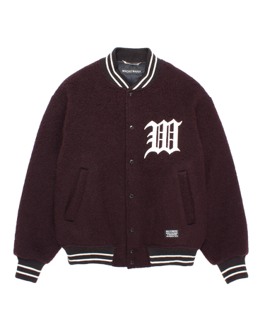 WOOL MOHAIR VARSITY JACKET