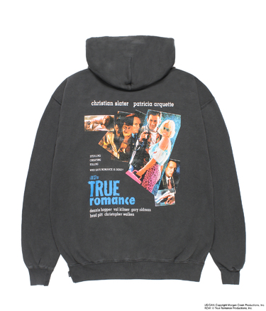 TRUE ROMANCE / WASHED HEAVY WEIGHT HOODED SWEAT SHIRT