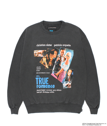 TRUE ROMANCE / WASHED HEAVY WEIGHT SWEAT SHIRT
