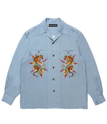 TIM LEHI / 50'S OPEN COLLAR SHIRT