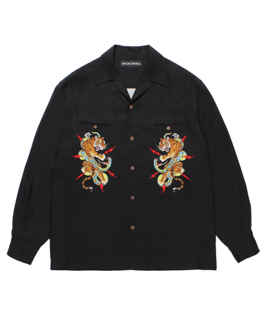 TIM LEHI / 50'S OPEN COLLAR SHIRT