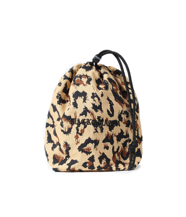 LEOPARD DRAWSTRING BAG