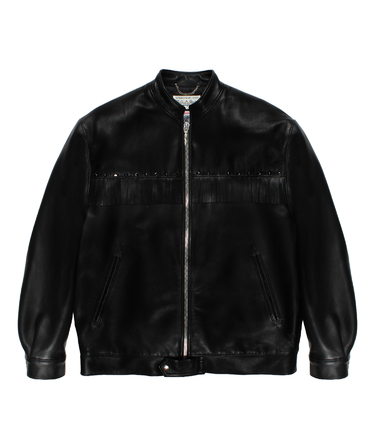 WOLF’S HEAD / LETAHER SINGLE COWBOY RAIDERS JACKET