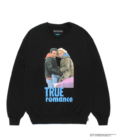 TRUE ROMANCE / WASHED HEAVY WEIGHT SWEAT SHIRT
