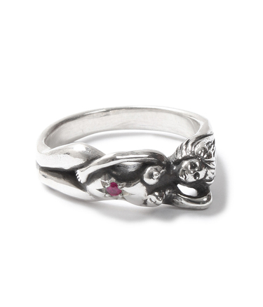 NUDE RING-RUBY