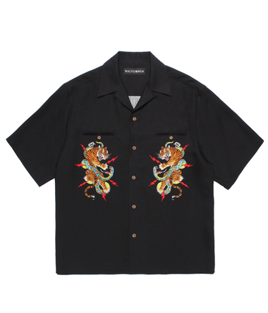 TIM LEHI / 50'S OPEN COLLAR SHIRT