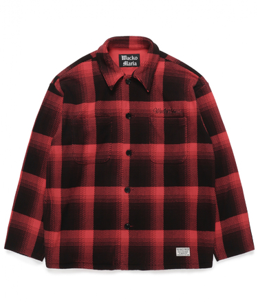 CHECK FLEECE SHIRT JACKET