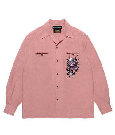 56 TATTOO STUDIO / 50'S OPEN COLLAR SHIRT