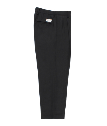 DOUBLE PLEATED WOOL TROUSERS