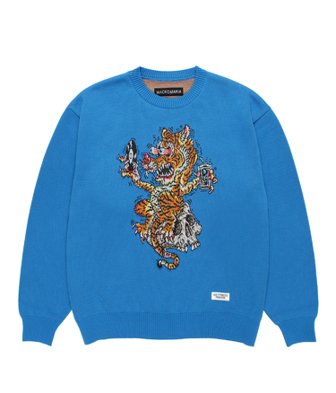 TIM LEHI / JACQUARD KNIT SWEATER