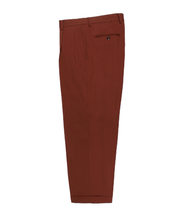 DORMEUIL / DOUBLE PLEATED TROUSERS