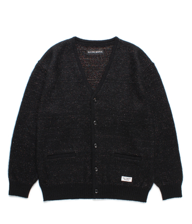 GLITTER MOHAIR KNIT CARDIGAN