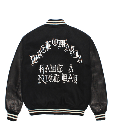 LEATHER VARSITY JACKET