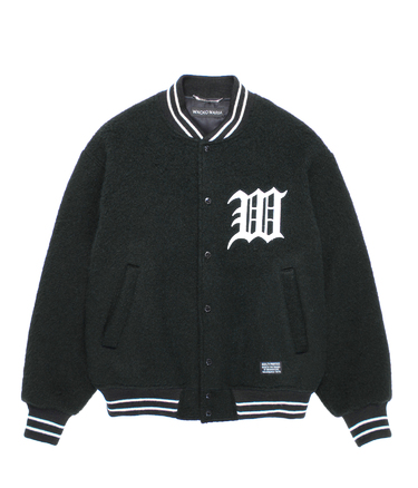 WOOL MOHAIR VARSITY JACKET