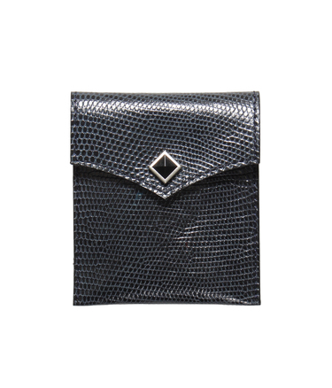 LIZARD LEATHER PORTABLE ASHTRAY