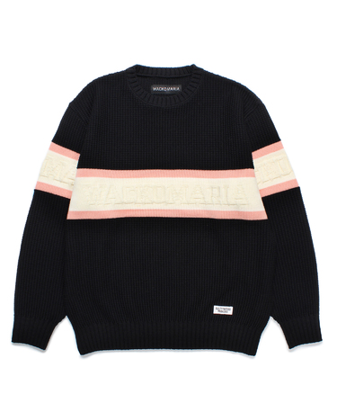 LOGO JACQUARD KNIT SWEATER