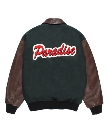 LEATHER VARSITY JACKET