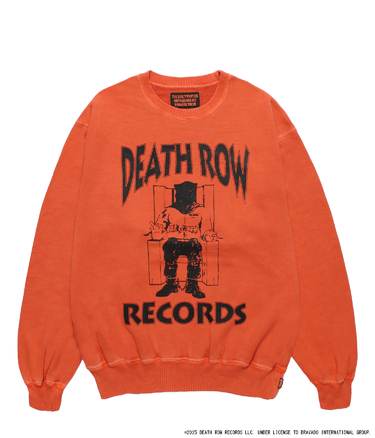 DEATH ROW RECORDS / GARMENT DYED SWEAT SHIRT