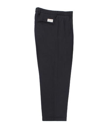 DOUBLE PLEATED WOOL TROUSERS