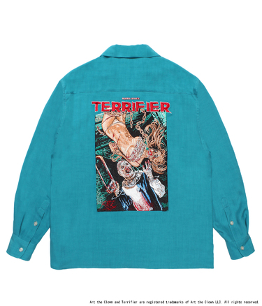 TERRIFIER / 50'S OPEN COLLAR SHIRT