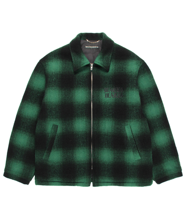 WOOL OMBRE CHECK 50'S JACKET