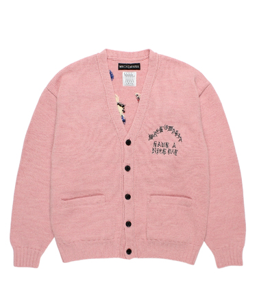 INTARSIA KNIT CARDIGAN