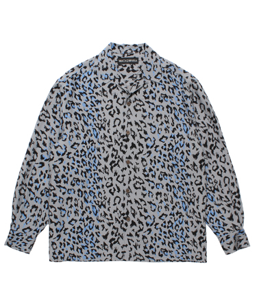 LEOPARD OPEN COLLAR SHIRT