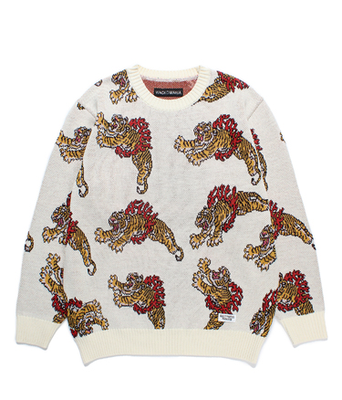 TIM LEHI / JACQUARD KNIT SWEATER