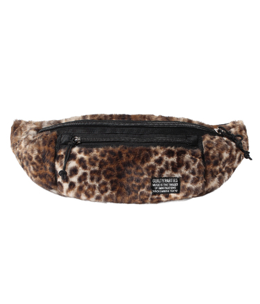 SPEAK EASY / LEOPARD FAUX FUR MINI WAIST BAG