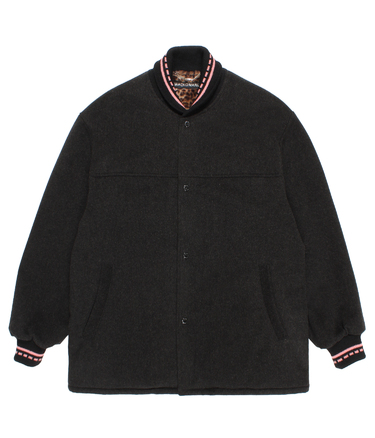 LORO PIANA / WOOL CAR CLUB JACKET