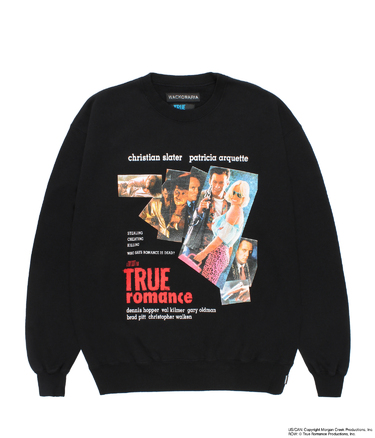 TRUE ROMANCE / WASHED HEAVY WEIGHT SWEAT SHIRT