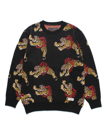 TIM LEHI / JACQUARD KNIT SWEATER