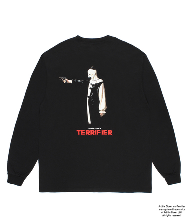 TERRIFIER / WASHED HEAVY WEIGHT LONG SLEEVE T-SHIRT